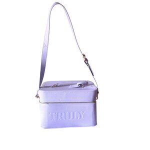 Truly Beauty Amalfi Luxury Vegan Leather Travel Trunk in Lilac